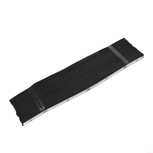 Yhenlovtt Housse de protection télescopique pour soufflets d'accordéon pour machines-outils CNC, protection rétractable en caoutchouc pour rails de guidage...