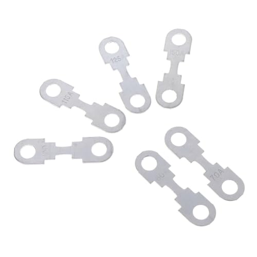 Fusibles plats en zinc 30A pour batterie de voiture - Lot de 10 pièces 32V
