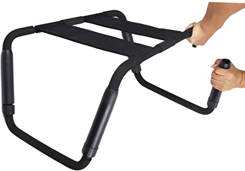 Titivate Adjustable Folding Chair Portable Position Assist Chair Couples Stool Detachable Stool Elastic Furniture For Bedroom Bathroom Bear Weight Up To 300 Pounds #TOP3