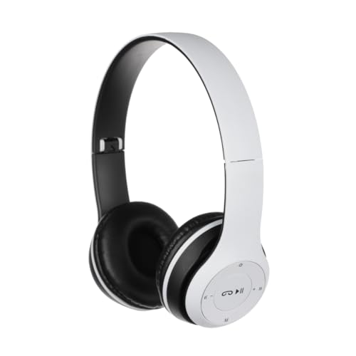 Fones Bluetooth para Academia e Corrida com MP3, P2, SD e Rádio FM - Branco