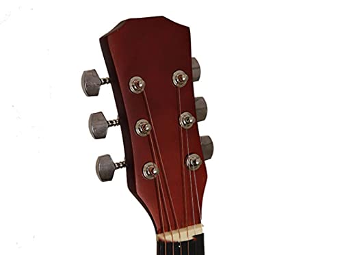 MLOPPTE Guitare,40 pouces guitare acoustique en bois pour débutants étudiants formation tilleul 6 cordes instruments de musique folk 40 pouces marron - Les Beatles, Paul McCartney, John Lennon, RIngo Starr, George Harrison MLOPPTE Guitare,40 pouces guitare acoustique en bois pour débutants étudiants formation tilleul 6 cordes instruments de musique folk 40 pouces marron – Image 6