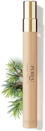 PUREU Pheromone Perfume for Women & Men, Torrey Pine Unisex Extrait de Parfum Spray Oil, Fresh Pine & Cedarwood Scent, Long Lasting Travel Size Fragrance for Gym Outdoor, 0.41 fl oz/12ml