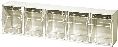 Allit 464431 Klappkasten-Magazin VarioPlus ProFlip (B x H x T) 600 x 240 x 200mm Weiß, Transparent