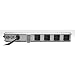Tripp Lite 4 Outlet Bench & Cabinet Power Strip, 12 in. Length, 6ft Cord with 5-15P Plug (PS120406)