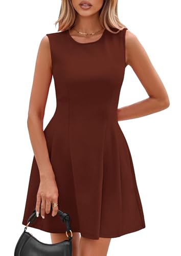 Image of PRETTYGARDEN Summer Dresses for Women 2026 Elegant Classy Spring A Line Business Casual Work Graduation Cocktail Short Dress