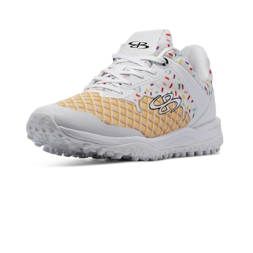 Boombah Viper Men's Turf Shoes - Ice Cream - Multiple Color Options - Multiple Sizes