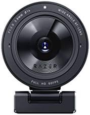 Razer Kiyo Pro - USB Streaming Camera with High-Performance Light Sensor and Stand (Webcam, Full HD Video 1080P, 60 FPS, HDR, Wide-Angle Lens, Open Broadcaster Software, Xsplit) Black
