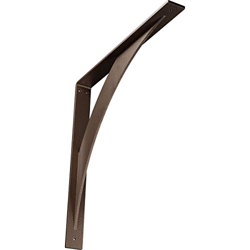 2"W x 20"D x 20"H Legacy Steel Bracket, Hammered Dark Bronze