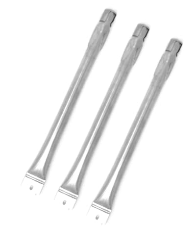Lot de 3 brûleurs à gaz de rechange pour barbecue Cuisinart G41808, G41810, G41811, 85-3030-8, Kenmore 1344, 1340, 1847, Centro G41205, G41201