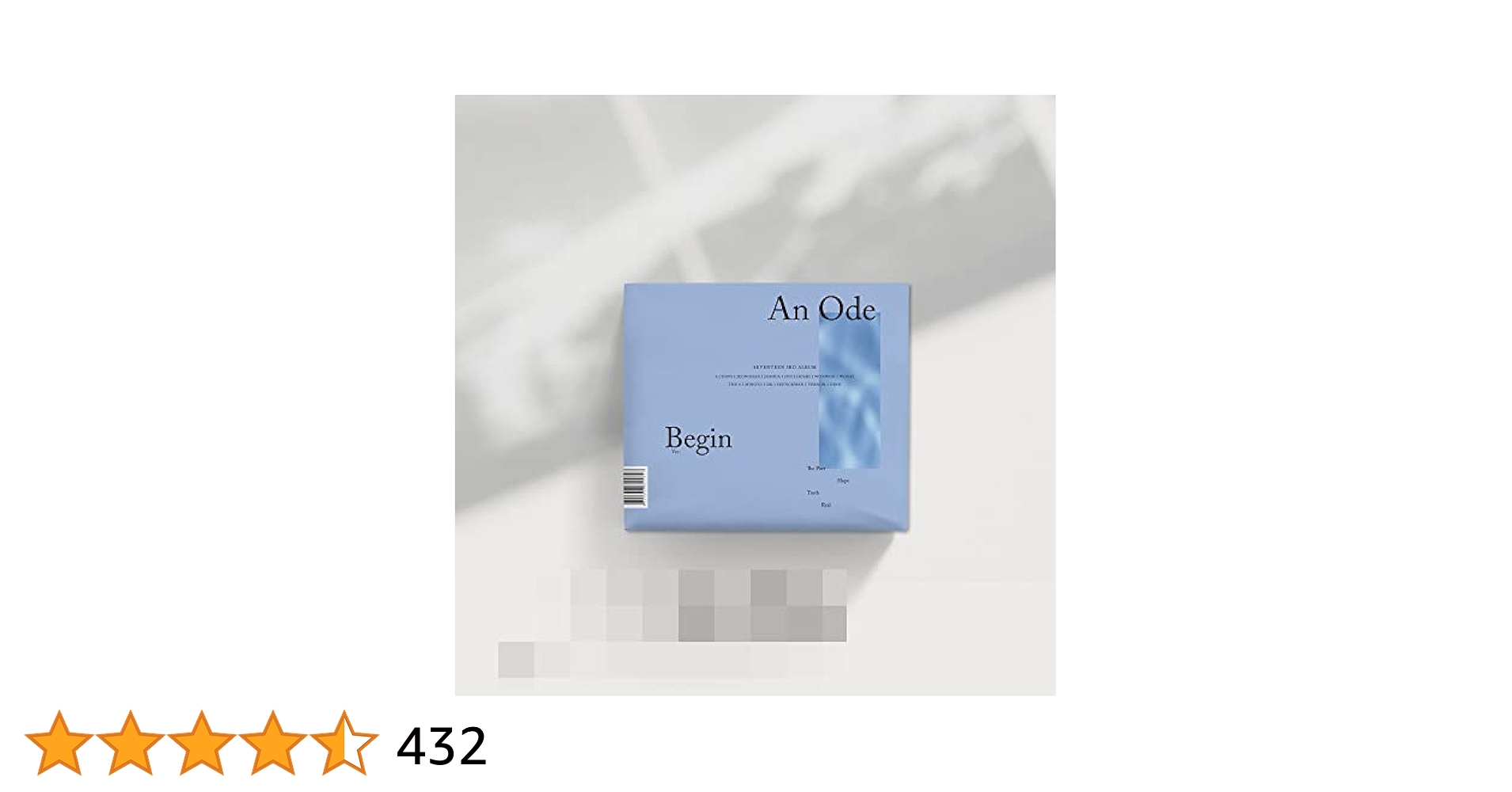 Amazon.co.jp: SEVENTEEN - AN ODE (Vol.3) CD Begin ver