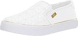 GBG G by Guess Women's Los Angeles Golly Slip On Sneaker White 11 M