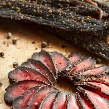 SimpliMEAT Safari Beef Biltong (Jerky) 1lb (16oz) Air-Dried, Sugar-Free, Dairy-Free, Paleo, Keto