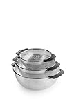 ACERO INOXIDABLE: Fabricada en acero inoxidable 18/10 de la más alta calidad, garantiza resistencia a la corrosión, seguridad alimentaria y una durabilidad excepcional, incluso con un uso continuado.