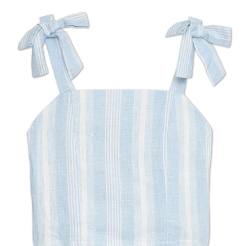 Image of Speechless Girls' Sleeveless Cropped Top and Maxi Tiered Skirt Set
