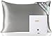 ZIMASILK 100% Mulberry Silk Pillowcase for Hair and Skin,Both Side 19 Momme Silk, 1pc (Queen 20''x30'', Silver Grey)