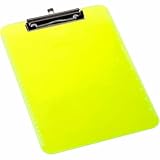 Sparco Transparent Clipboard, neon green