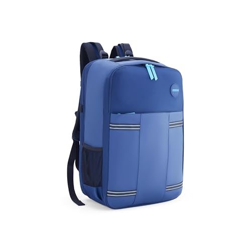 Image of American Tourister Aston 2.0 | 40 Ltrs | 2 Compartments | Bottle Pocket | Ergonomic Padded Back Panel & Shoulder Straps | Outdoor Laptop Backpack | 1 Year International Warranty | Navy