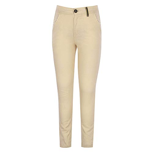 Image of Gini & Jony Boys 4 Pocket Solid Trousers