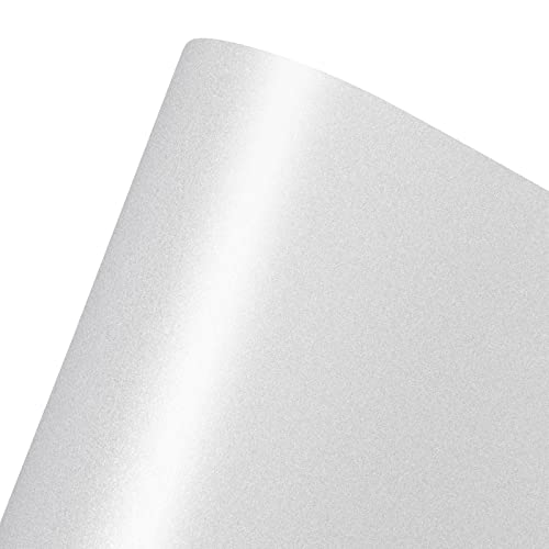 Best Paper Greetings Shimmer Paper, 96-Pack White Metallic Cardstock, Double Sided, Laser Printer Friendly, Perfect For Weddings, Baby Showers, Birthdays, Craft, Letter Size Sheets, 8.5 X 11 Inches #TOP2