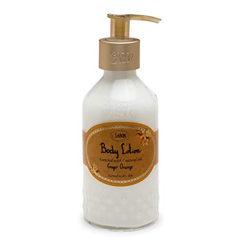 SABON Sabon - Natural Body Lotion - Dead Sea Skincare - Enriched with 7 Natural Oils - SLS and Paraben Free - 200 ml - Normal to Dry Skin