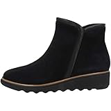 Clarks Sharon Heights, Botas Cortas al Tobillo Mujer, SDE Negro, 39 EU
