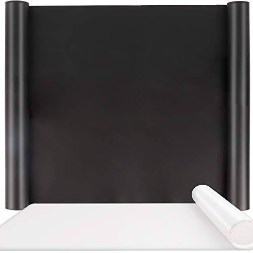 2 Pack 23.4x 19.5Oversize Silicone Mats for Crafts, LEOBRO Silicone Sheets for Resin Jewelry Casting Mold, Placemat, Nonstick Multipurpose Silicone Craft Mat for Resin Molds, Black & White