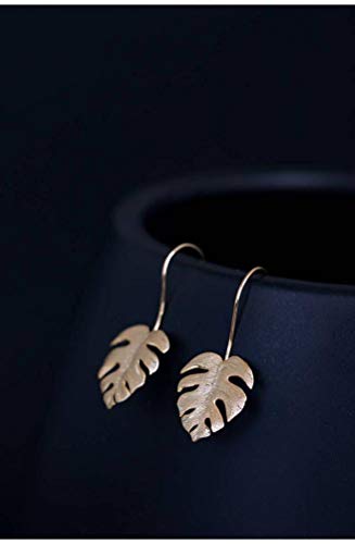 Boucles d'oreilles vintage feuille d'arbre en argent 925 pour elle - 3
