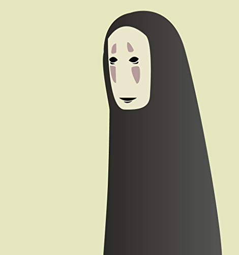Poster senza viso Kaonashi, personaggio di Animazione Viaggio di Chihiro,