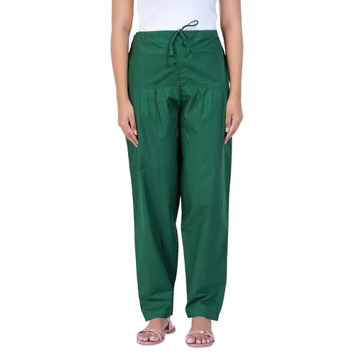 Image of Happy Bunny Salwar Pant for Women, Fine Cotton Ethnic Trousers with Drawstring Waist, Comfortable Daily, Office & Casual Wear Bottoms