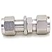 ZPFWDGBRH Fit Tube O/D 14mm Bulkhead 304 Stainless Steel Ferrule Pneumatic Air Compression Pipe Fitting