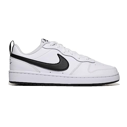 Image of Nike Court Borough Low 2 (Big Kid) White /Black