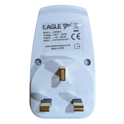 Eagle Plug in Dimmer 13A Adjustable Light Control Switch - Image 3