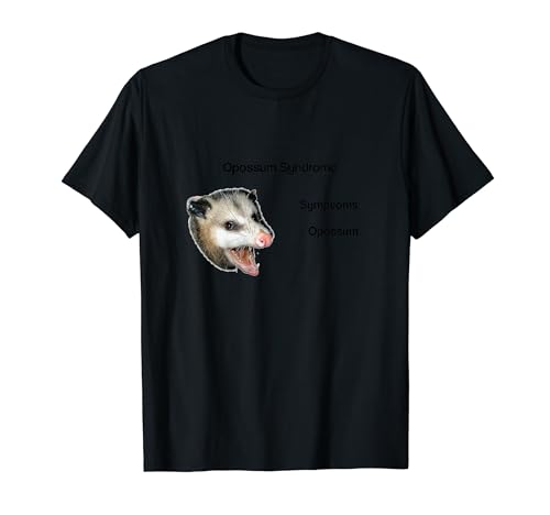Síndrome de zarigüeya Meme Síntomas Camisa Zarigüeya Camiseta