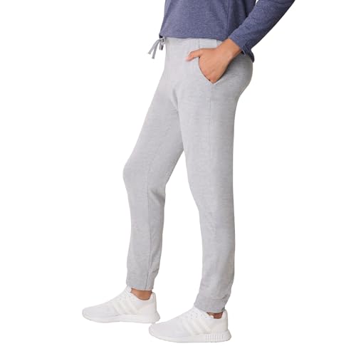 Hanes Originals Joggers, 100% Cotton Jersey Sweatpants for Women, 29" Inseam, Light Steel, Small - image 3