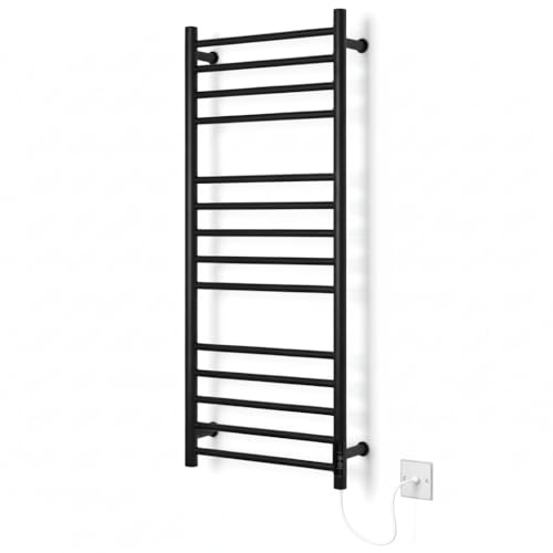 Manissa Matt Black 400 W x 1000mm H Dry Electric...