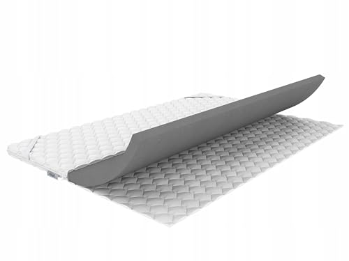 REM-Sen Matratzen Topper Soft Matratzentopper 70x200cm Höhe 5 cm Härtegrad 2 (H2) Mattress Topper aus weichem Schaumstoff/HR Kaltschaum Dreilagige Membranhülle Öko-Tex Zertifiziert