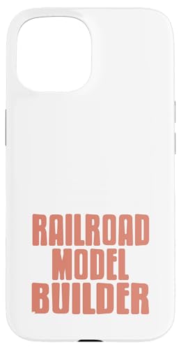 鉄道模型の誇り高きビルダー スマホケース iPhone 15 用