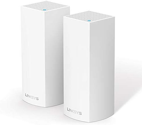 Linksys Atlas Pro 6 Velop Dual Band Whole Home Mesh WiFi 6 System (AX5400) - WiFi Router, Extender, Booster with up to 8100 sq ft / 750 sqm Coverage, 4x Faster Speed for 90+ Devices - 3 Pack, White