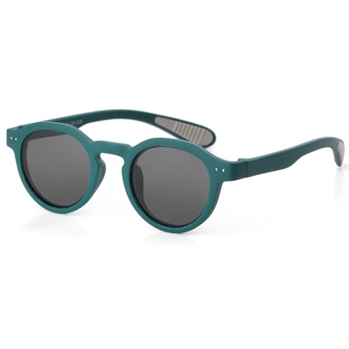 Image of Mirkcittle Polarized Kids Sunglasses for Girls Boys, TPEE Rubber Flexible Frame for Children Age 2-8,100% UV Protection