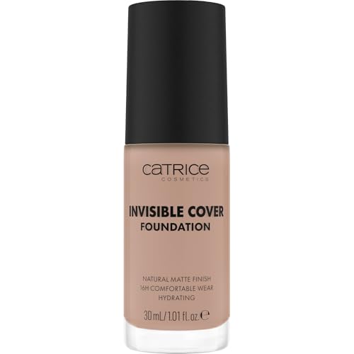 Catrice Cosmetics Base Invisible Cover, hidratar/humectar, de larga duración, matificante, natural, mate, 30 ml