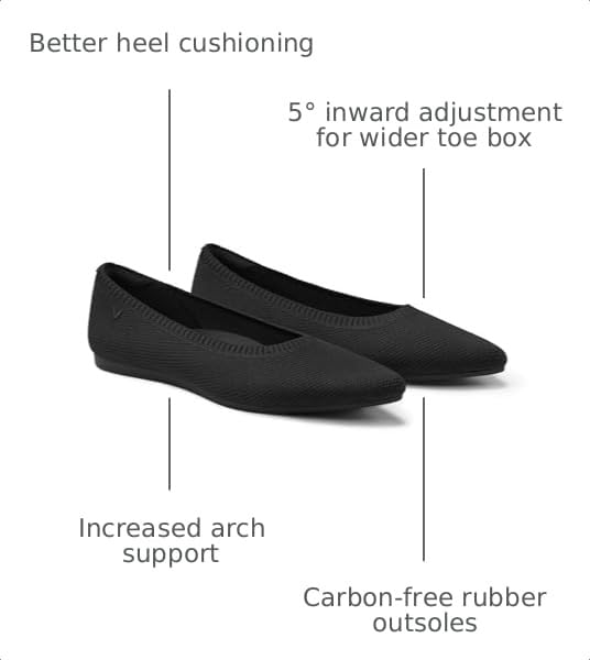 Image of VIVAIA Women's Aria 5 Pointed Toe Ballet Flats