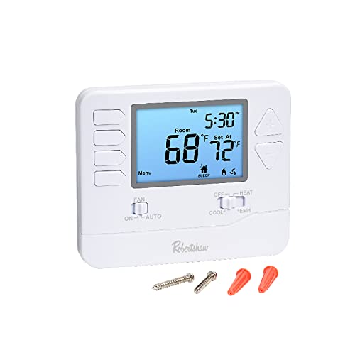 Robertshaw Rs8210 Pro Series Non-Programmable Thermostat, Multi-Stage, 2 Heat / 1 Cool #TOP1