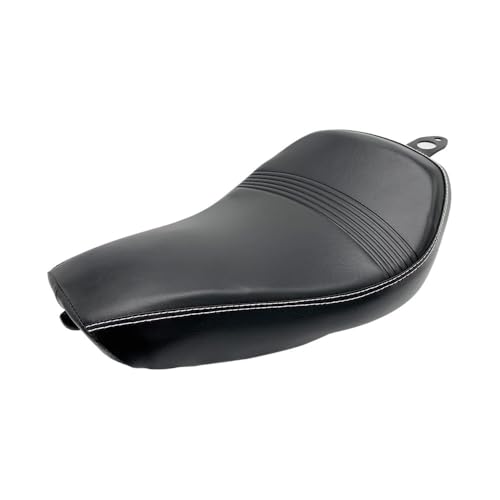 Siège moto Sportster 1200 et Iron 883 biplace noir pour conducteur et passager