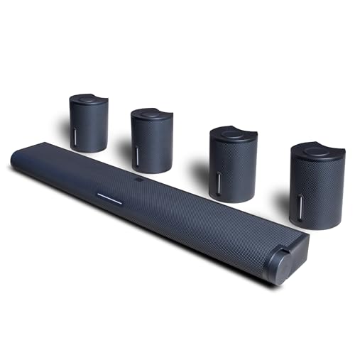 Image of VSSL 7 Channel Surround Sound Bundle | 7 Channel Wireless Home Theater System | Dolby Digital Certified | Works with AirPlay2, Spotify Connect, Bluetooth, WiFi, Chromecast, Alexa, Google Assistant
