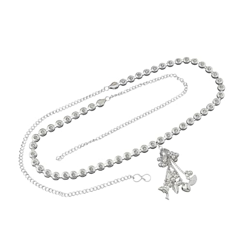 Image of Traditional Designer Kamrband for Women (Kundan Faux Pearl Traditional Jewellery Set Gift for Women)