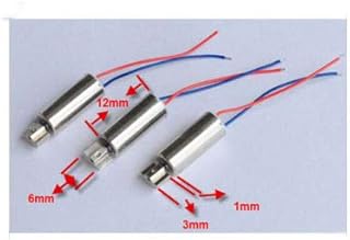 Davitu DC Motor - 50pcs x Vibration Pager Vibrating Vibrator Micro mobile Motor 6mm x12mm diameter