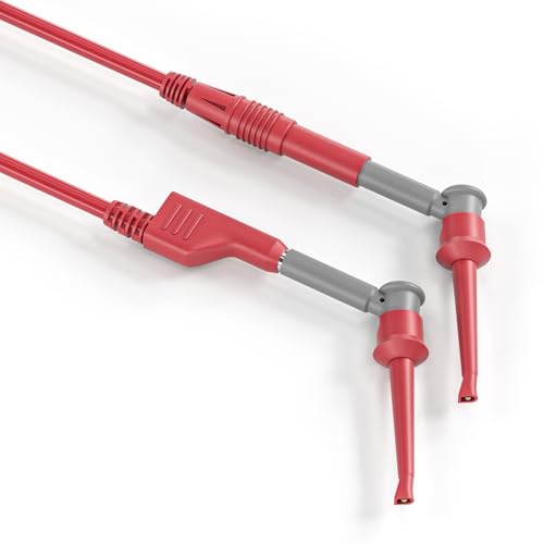 Image of Goupchn 2PCS SMD IC Test Hook Clips Grabber with 4mm Female Jack for 4mm Male Plug Electrical Testing
