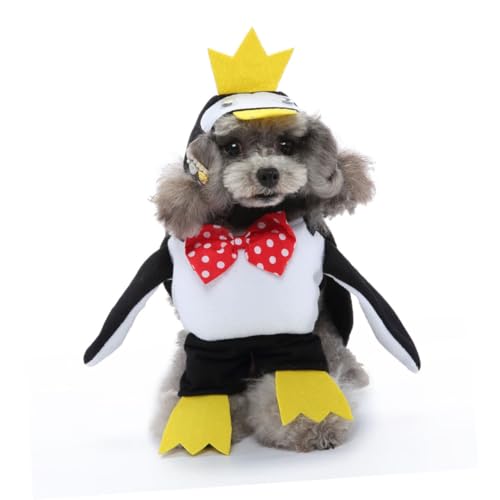 Disfraz de pingüino para perro talla L miniatura 3