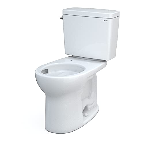 Toto CST775CEFG#01 Drake Two-Piece Round 1.28 Gpf Universal Height Tornado Flush Toilet thumb #8