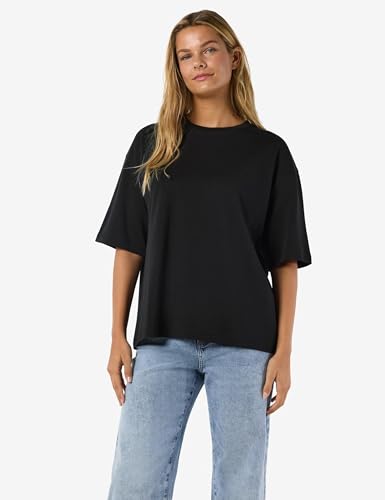 Noisy May - Kim Black - T-Shirt - Black - Xs - 100% Organic Cotton - 2